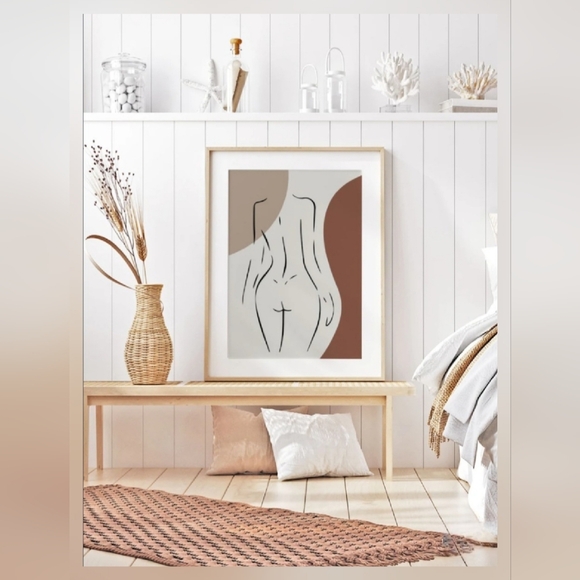 Minimalist Line Art Undramed Print - Picture 3 of 5